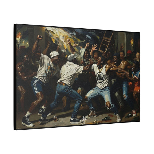 “Battle of Oak Cliff” (canvas)